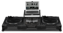 画像をギャラリービューアに読み込む, U91098BL Ultimate フライトケースセット PLX-CRSS12 & 10/12インチミキサー Black (ラップトップシェルフ&ホイール付)