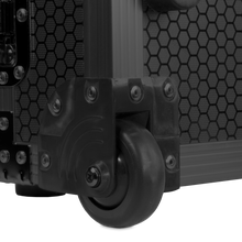 画像をギャラリービューアに読み込む, U91086BL Ultimate フライトケースセット CDJ-3000/A9 Black (ラップトップシェルフ+ホイール付)