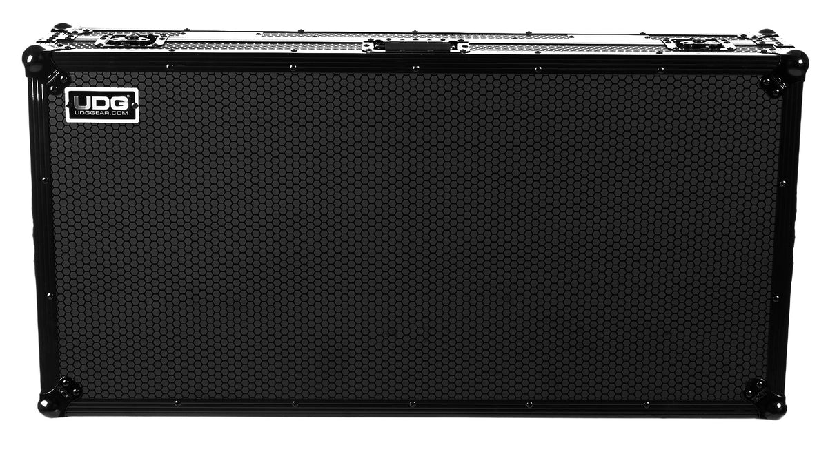 U91098BL Ultimate フライトケースセット  PLX-CRSS12 & 10/12インチミキサー Black  (ラップトップシェルフ＆ホイール付)