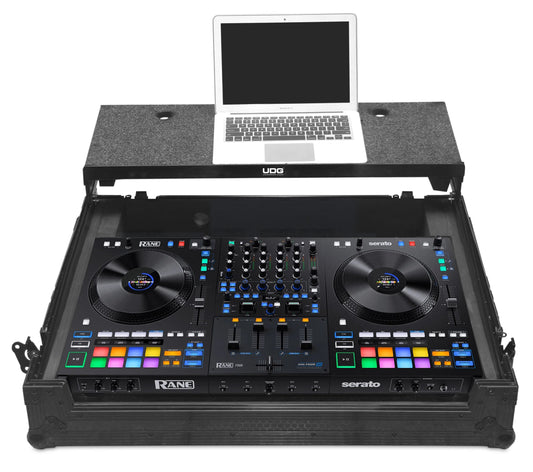 U91083BL Ultimateフライトケース RANE FOUR (ラップトップシェルフ&ホイール付)