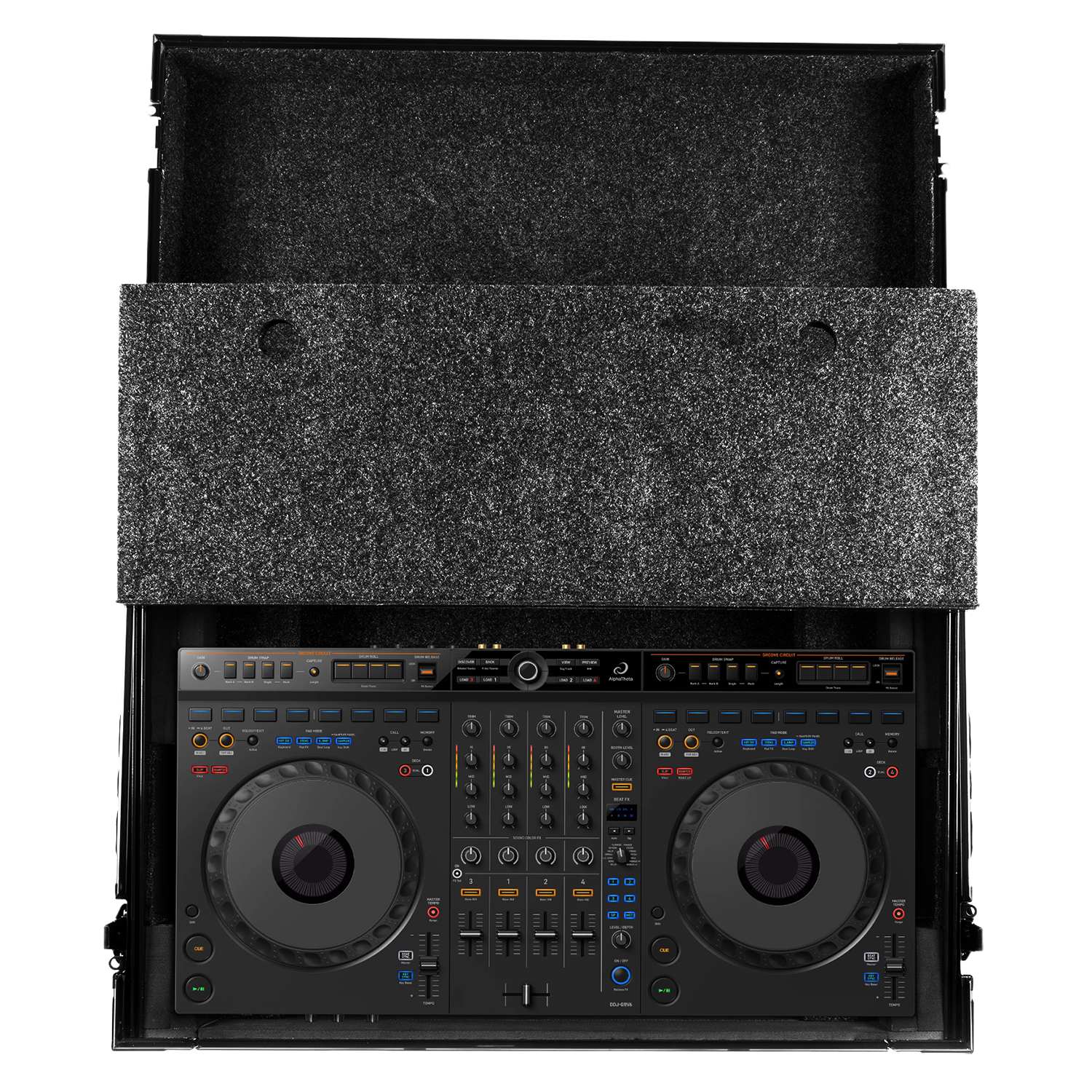 U91104BL Ultimate フライトケース AlphaTheta DDJ-GRV6（ラップトップ