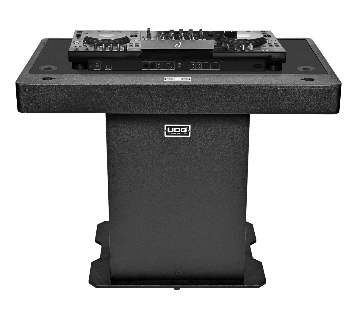 U91106BL Ultimate DJ Podium Workstationテーブル Black