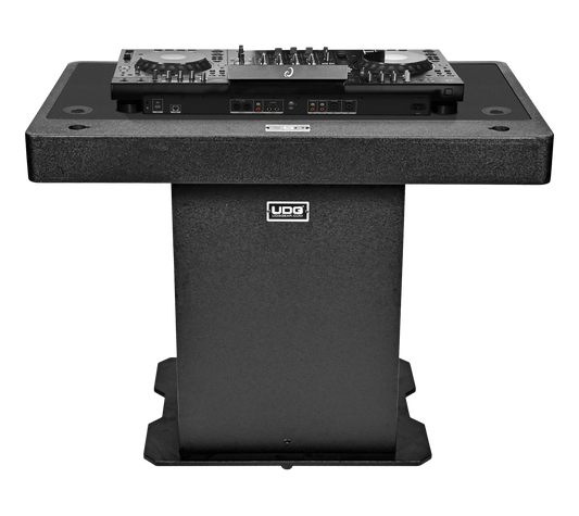 U91106BL Ultimate DJ Podium Workstationテーブル Black