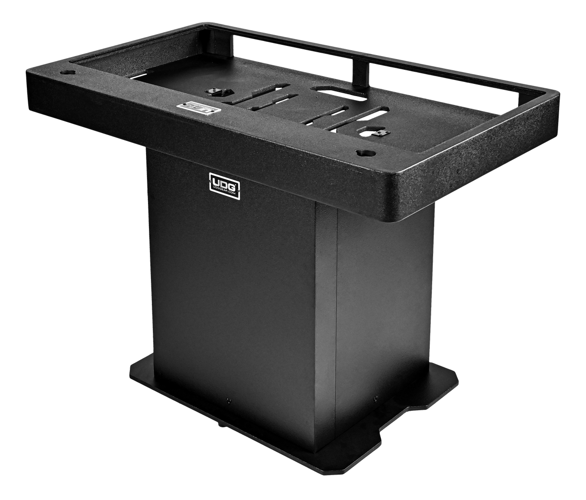 U91106BL Ultimate DJ Podium Workstationテーブル Black