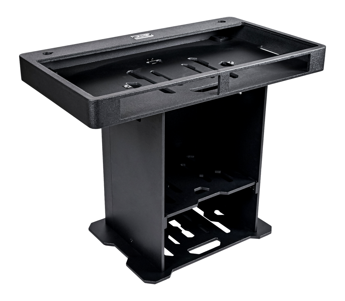 U91106BL Ultimate DJ Podium Workstationテーブル Black