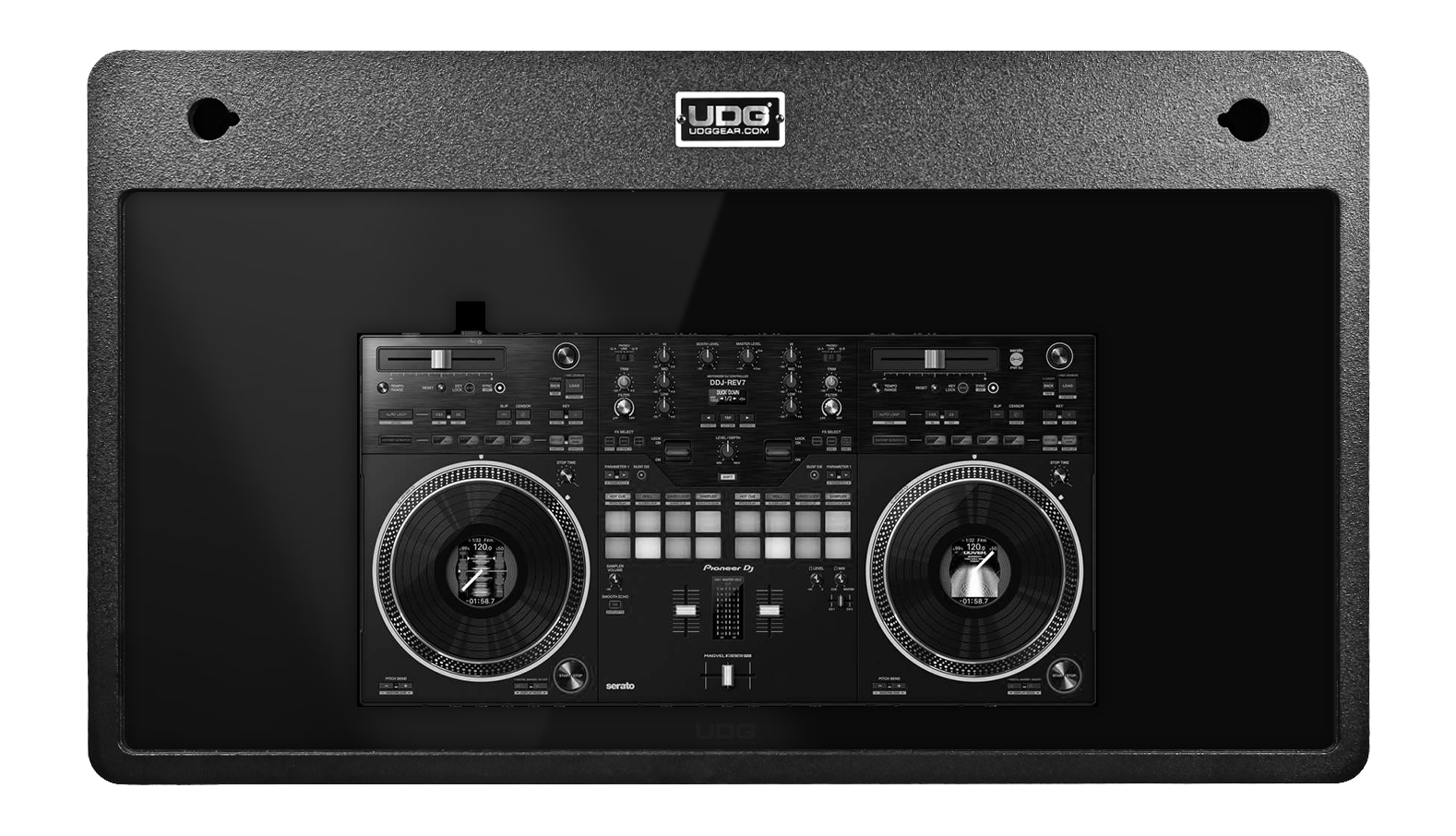 U91908BL Pioneer DJ DDJ-REV7 Podiumフェイスプレート Black