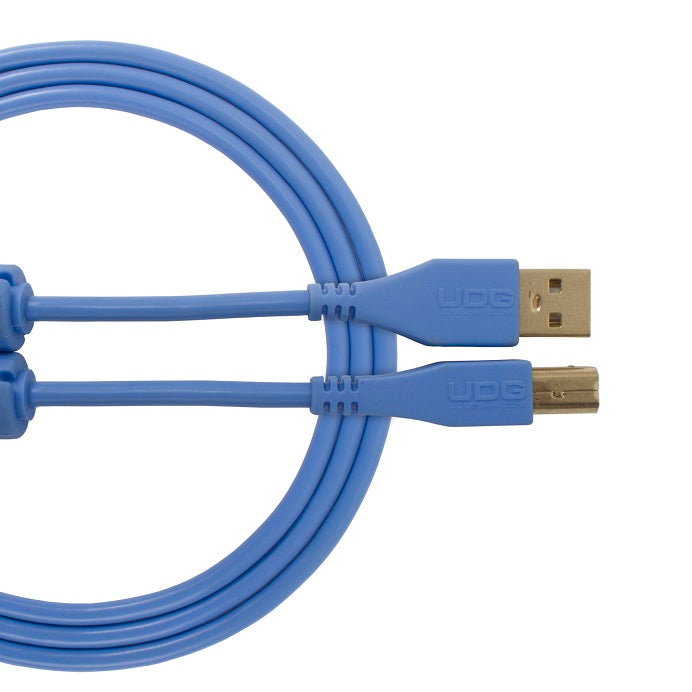 U95001 USB2.0ケーブル A-B 1.0m ブルー