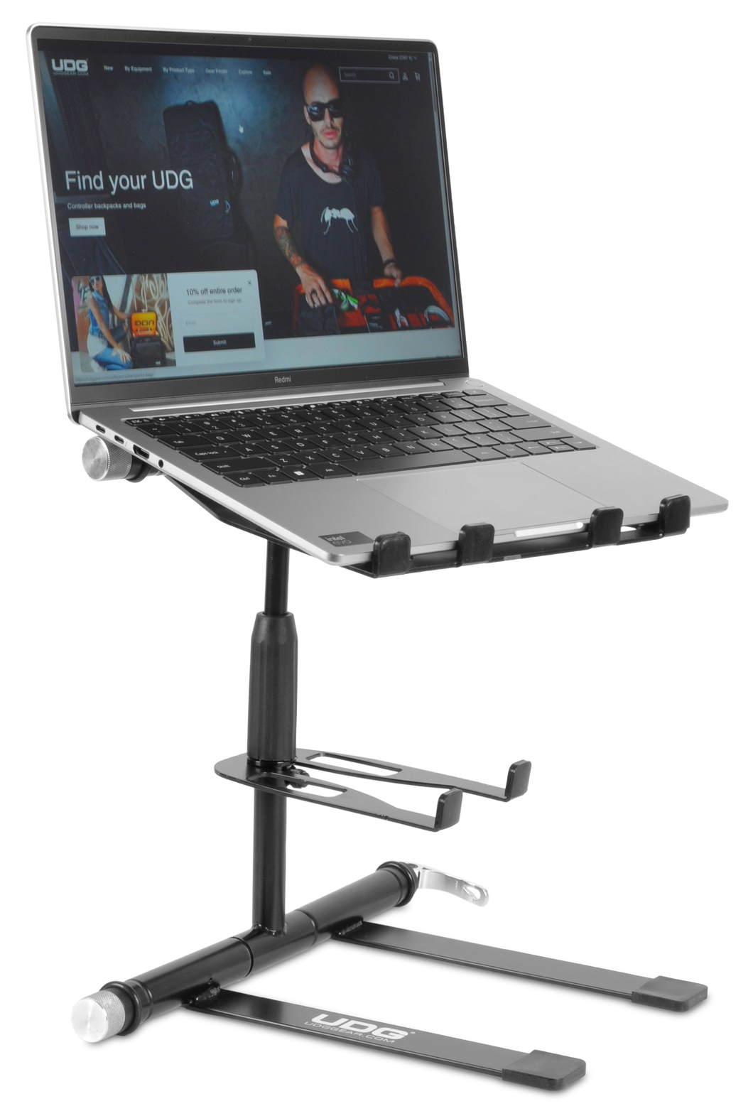 U96113BL Ultimate DIGI ラップトップスタンド ブラック