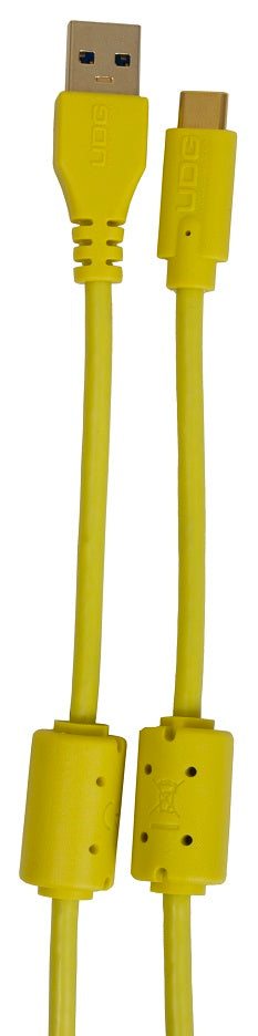 (OUTLET)U98001YL　USB3.0ケーブル C-A 1.5m Yellow