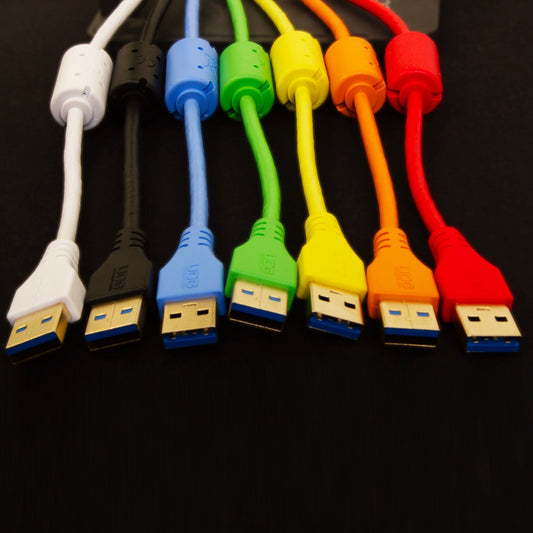 U98001 USB3.0ケーブル C-A 1.5m 全7色