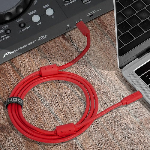 U99001 USB3.2ケーブル C-C 1.5m レッド
