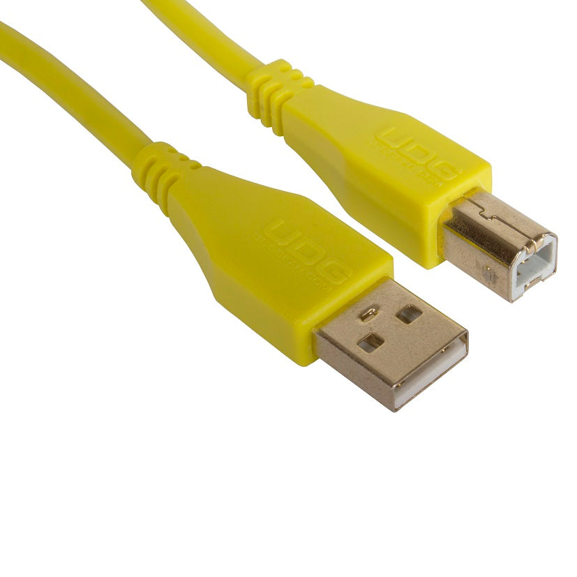 U95001YL Ultimate USB2.0ケーブル A-B 1.0m Yellow