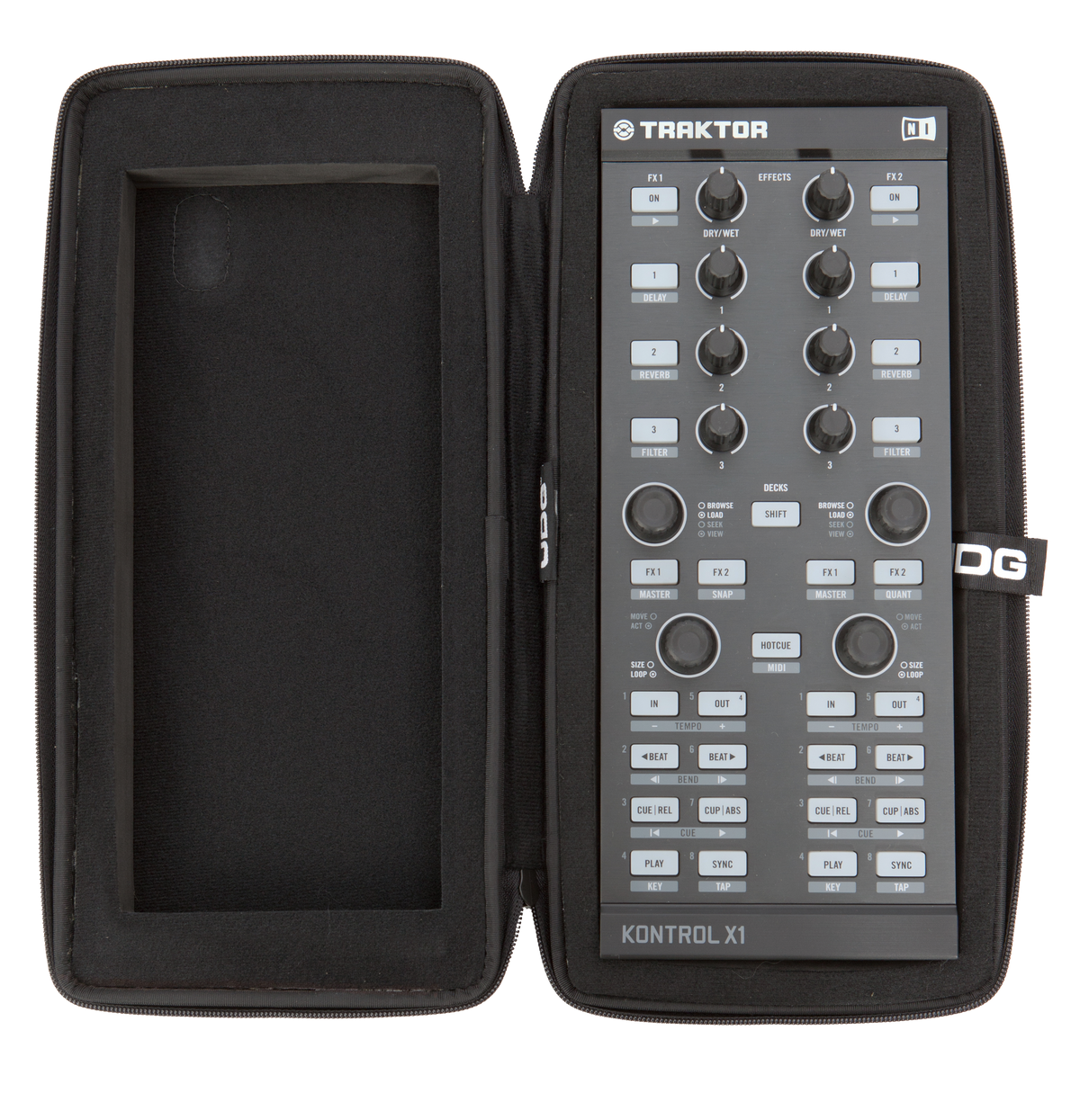 U8410BL Creator NI Traktor Kontrol F1/X1 ハードケース