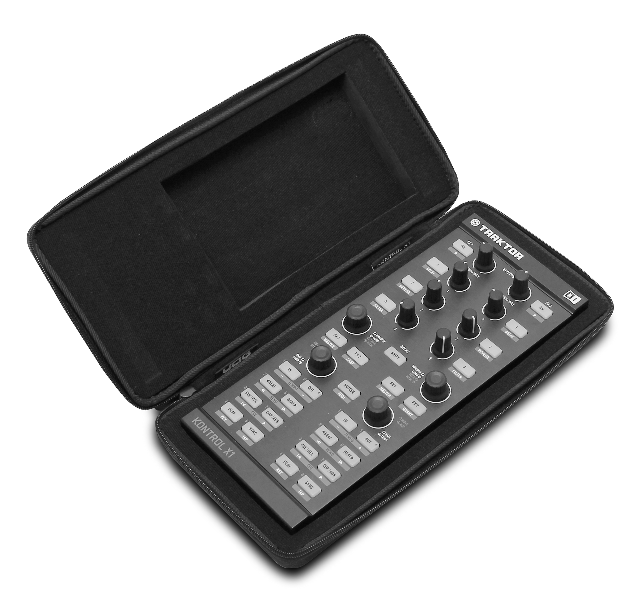 TRAKTOR KONTROL X1 MK2+ハードケース/ポーチ/ケーブル類 U8410BL Creator NI Traktor Kontrol F1/X1 ハードケース – UDG
