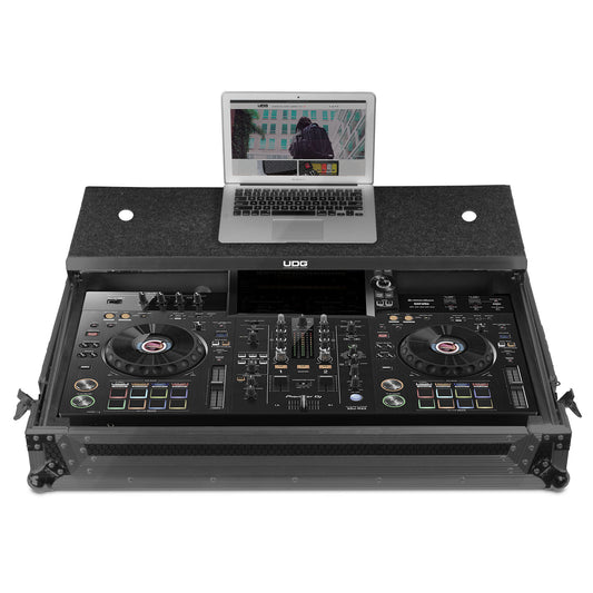 U91075BL Ultimateフライトケース XDJ-RX3(ラップトップシェルフ&ホイール付)